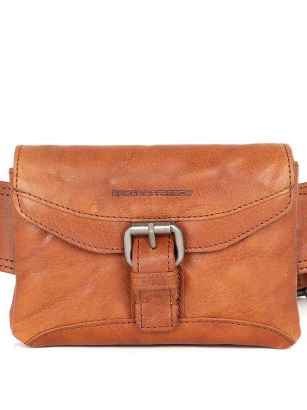Spikes & Sparrow Tan Leather Crossbody Bag